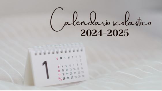 Calendario scolastico 24-25